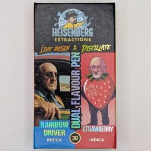 heisenberg extractions 3g live resin + distillate